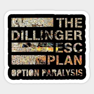 THE DILLINGER ESCAPE PLAN MERCH VTG Sticker